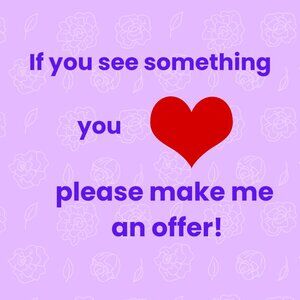 All reasonable offers will be considered!